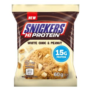 Snickers Hi Protein Cookie White Choc & Peanut 60G