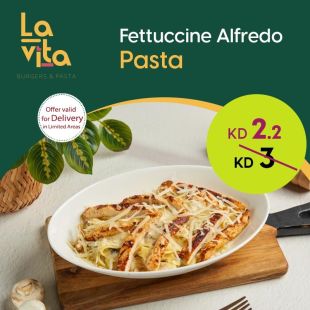 Fettuccine Alfredo Pasta from Lavita