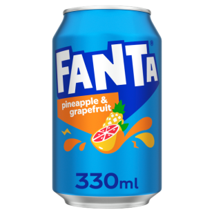 Fanta Pineapple And Grapefruit 300ml x 4