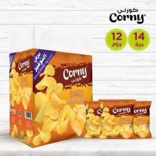 رقائق البطاطس بنكهة الجبن الفرنسي 14 × 12 جم