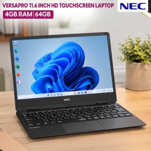 VersaPro 11.6 Inch HD Touchscreen Laptop 4GB Ram 64GB Storage by NEC