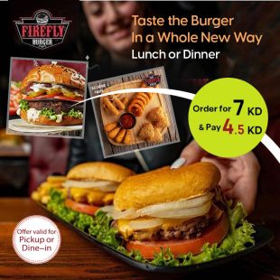 Taste a Bold Burger Style for Lunch or Dinner at Fire Fly