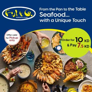 Enjoy Delicious Seafood Dishes in a Pan -from Fish & Co restaurant.
