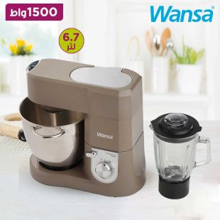 ماكينة المطبخ سعة 6.7 لتر وقوة 1500 واط من Wansa