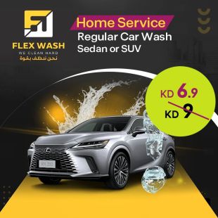 Get a Normal Wash for your Saloon or SUV at Your Place from Flex Wash
