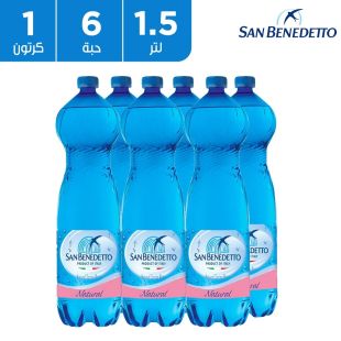 سان بينيديتو - مياه معدنيّة طبيعيّة 6 × 1.5 لتر