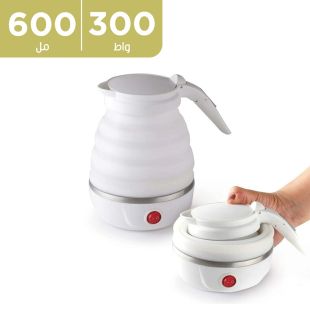 غلاية كهربائية قابلة للطي بقوة 300 واط وسعة 600 مل ألوان متنوعة