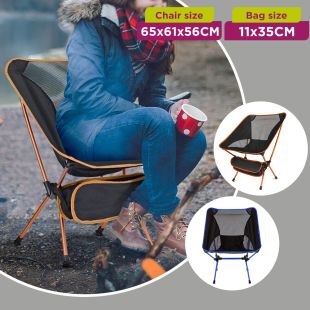 Foldable Camping Chair with Built in Bag