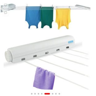 رف تجفيف ملابس قابل للطي