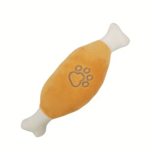 لعبة Footprint Chicken Legs محشوة مقاومة للعض للحيوانات الأليفة