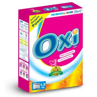 Oxi Brite semi-Automatic Powder Detergent With Oriental Breeze 1.5 Kg