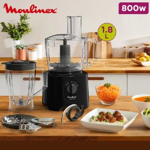 800W Multi-Functional Food Processor with Blender by Moulinex