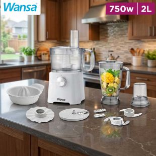 Wansa 750W Food Processor 2L