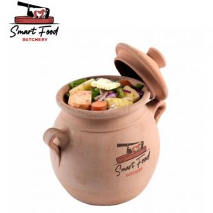 Fresh 1 kg Arabian Lamb Meat with Mixed Vegetables in Pottery by Smart Food