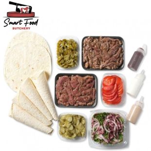 Fresh Veal Meat Shawarma Box by Smart Food