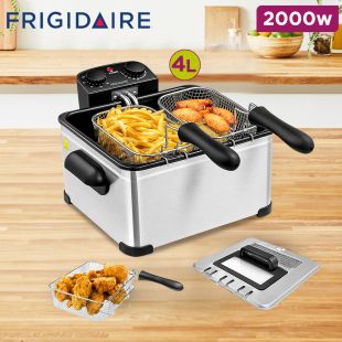 Frigidaire 2000W 4L Deep Fryer with Double Frying Pots
