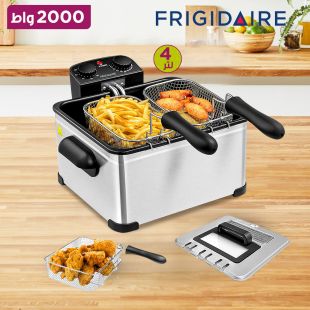 قلاية هوائية عميقة مزدوجة 2000 واط 4 لتر من Frigidaire