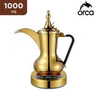 دلة القهوة العربية 1 لتر 1000 واط - ذهبي من Orca