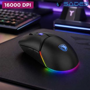 ماوس ألعاب لاسلكي Akimbo بدقة 16000DPI من SADES