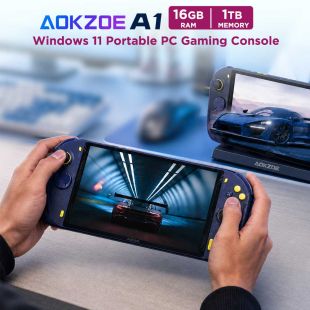 AOKZOE A1 Windows 11 Portable PC Gaming Console 16GB RAM 1TB