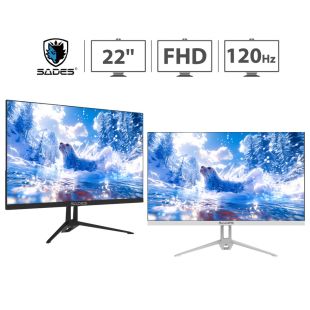 شاشة ألعاب ST-Seal FHD قياس 22 بوصة بتردد 120 هرتز وسرعة استجابة 1 مللي ثانية من Sades