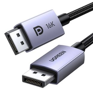 كيبل شاشة من DisplayPort إلى DisplayPort دقة 16K طول 1 متر من UGREEN