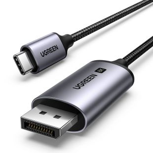 كيبل تحويل من USB-C إلى DisplayPort دقة 8K (طول 3 متر أو 10 سم)من UGREEN