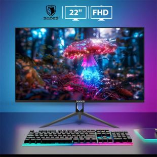شاشة ألعاب 22 بوصة FHD مسطحة معدل تحديث 120 هيرتز من Sades