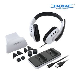 مجموعة إكسسوارات 12 في 1 لجهاز بلايستيشن 5 من Dobe