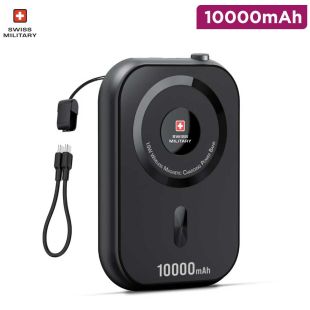 10000mAh 3-in-1 Magnetic Power Bank by Swiss Military