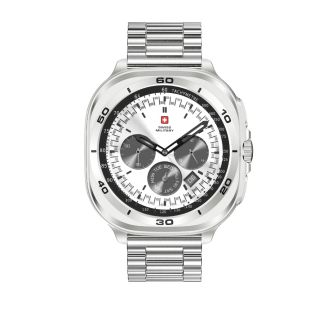 DOM 7 AMOLED Smart Watch with Metal Strap by Swiss Military