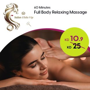 60-minute Full-body Relaxation Massage at Elida Salon