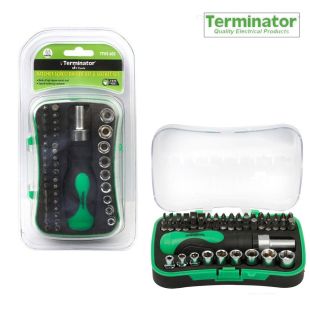 طقم مفاتيح ربط شامل 46 قطعة من Terminator