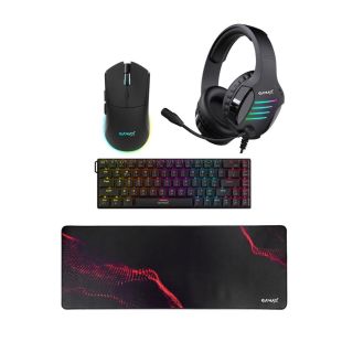 مجموعة ملحقات الكمبيوتر السلكية 4 قطع من Gamax