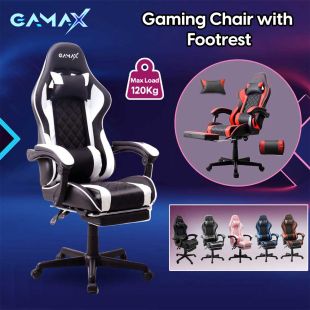 Gaming Chair with Footrest by Gamax