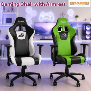 Gaming Chair with Armrest by Dragon War