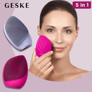 Geske 5-in-1 Electric Sonic Facial Brush