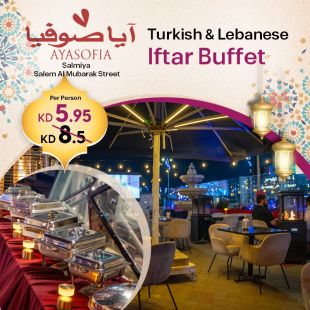 Enjoy a Premium Ramadan Iftar with Turkish and Lebanese Flavors at Aya Sofia