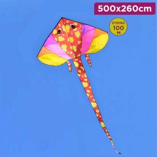 Giant Foldable Ripstop Fabric Kite 500 x 260cm