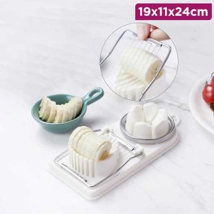 2 in 1 Boiled Egg slicer-Assorted Colors