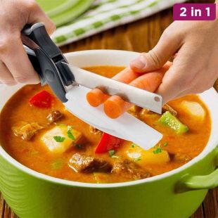 2 in 1 Food Chopper Vegetable & Fruit Cutter