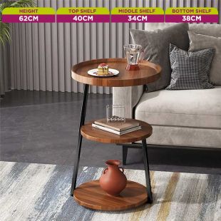 3-Tier Multi-Purpose Round Side Table