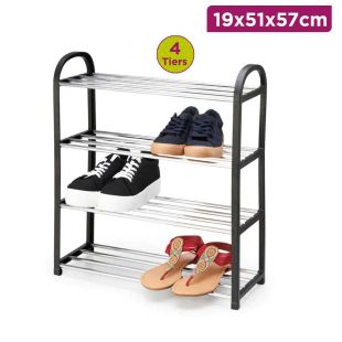 4 Tier Shoe Rack 19 x 51 x 57 cm (Assorted Colors)