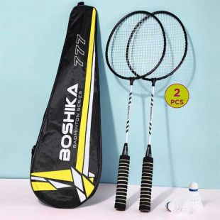 SmashPro Badminton Set with 2 Shuttlecocks