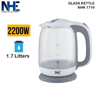 غلاية زجاجية  1.7 لتر 2200 واط من NHE