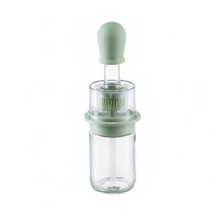 Glass Oil Dispenser With Silicone Brush 7 x 22cm