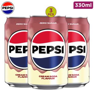 بيبسي كريم صودا 330 مل × 3