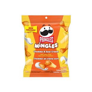 برينجلز مينجلز – نكهة الجبن الشيدر والكريمة الحامضة 56 جرام