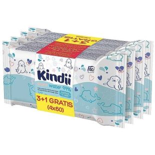 منديل كيندي ماء نقي 99% 60 × 3+1 مجاناً