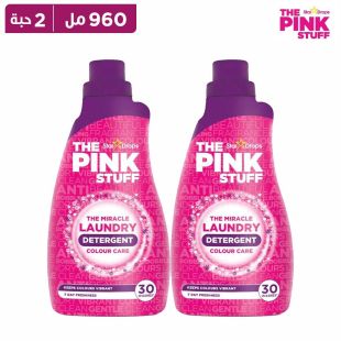 ذا بينك ستاف ذا ميراكل – منظف غسيل للعناية بالألوان – 30 غسلة – 2 × 960 مل